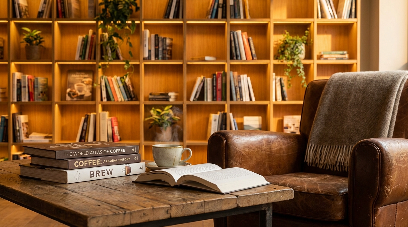 Biblioteca do Consciência: livros essenciais sobre café