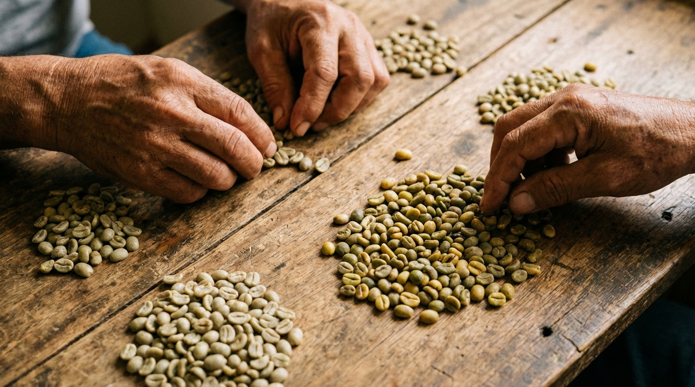 Catação de Café: Como a Classificação dos Grãos Garante a Qualidade